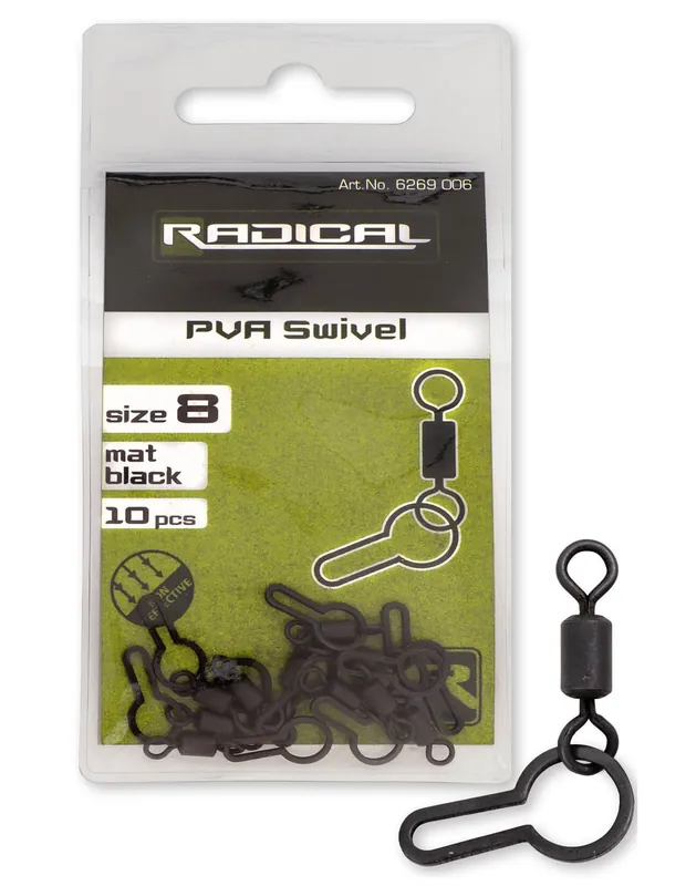 Sleva navíc - Obratlíky RADICAL Z-Carp PVA Swivel Mat Black