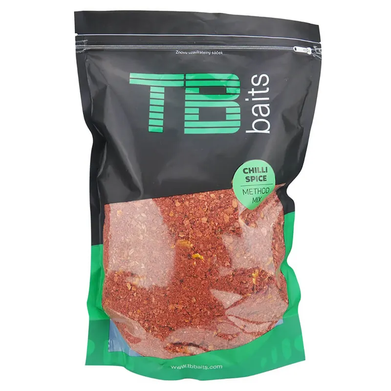 Krmení TB Baits PVA Method Mix Chilli Spice - Nyní k dispozici