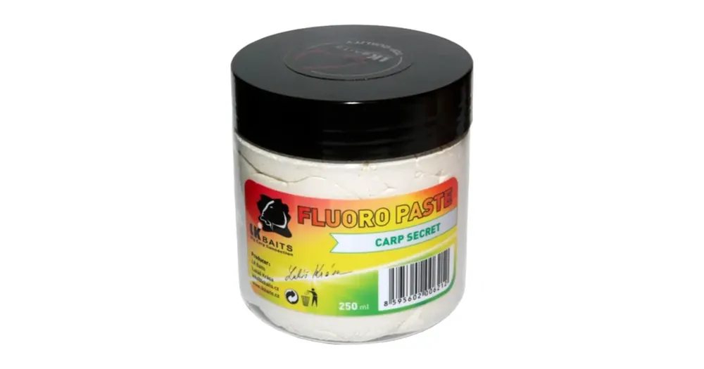 LK Baits Boilie Paste Fluoro Carp Secret 250ml - Rychlé odeslání