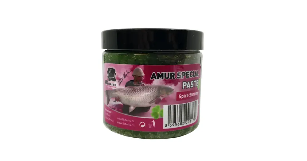 Nový produkt - LK Baits Amur Special Spice Shrimp Paste 200ml