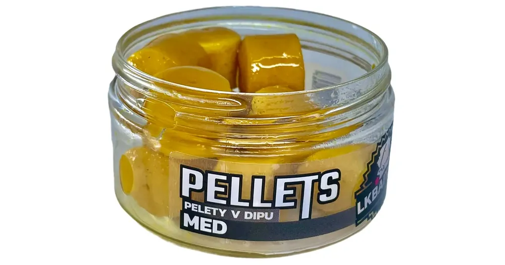 LK Baits Pelety v dipu Med 17mm, 60g - Cenový hit