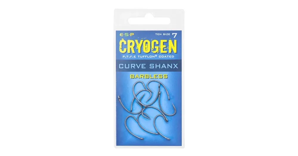 Omezené zásoby | ESP háčky bez protihrotu Cryogen Curve Shanx vel. 4 10ks