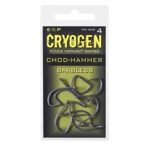 ESP háčky bez protihrotu Chod-Hammer Cryogen Barbless vel.4 | Nenechte si ujít nabídku