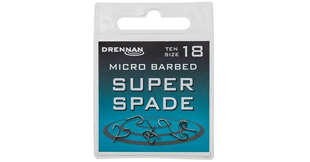 Omezené zásoby - Drennan háčky Super Spade vel. 20