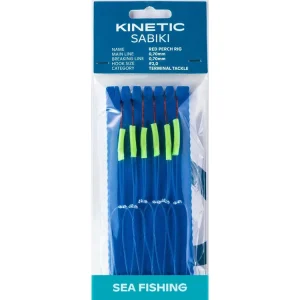 K dispozici | Kinetic Návazec Sabiki Red Perch vel.2/0 Green/Glow