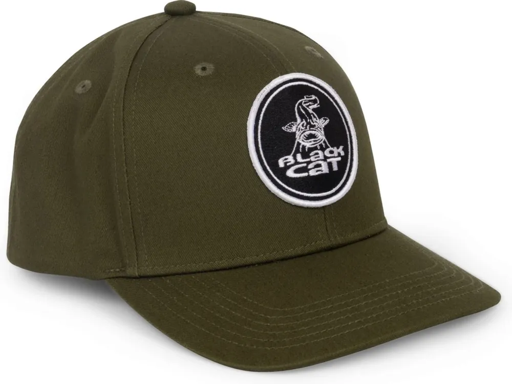 Black Cat Kšiltovka Green Flat Peak Cap - Nejprodávanější