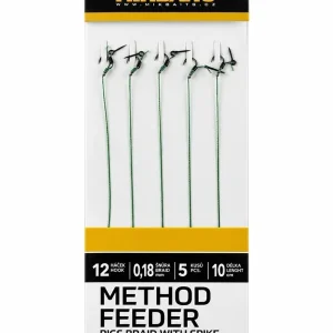 Mikbaits Method Feeder návazce z pletené šňůrky s hrotem 5ks - Nejprodávanější