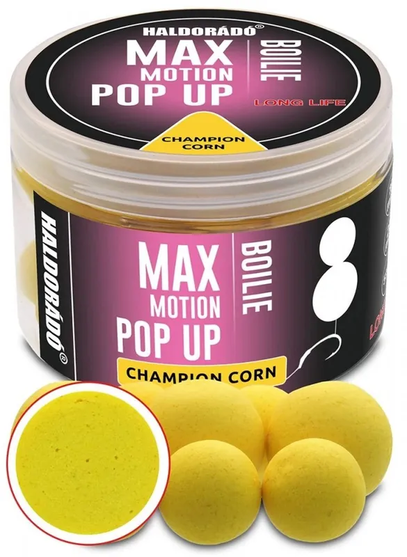 Skladem | Haldorádó Pop-Up Boilies Max Motion 16+20mm 50g