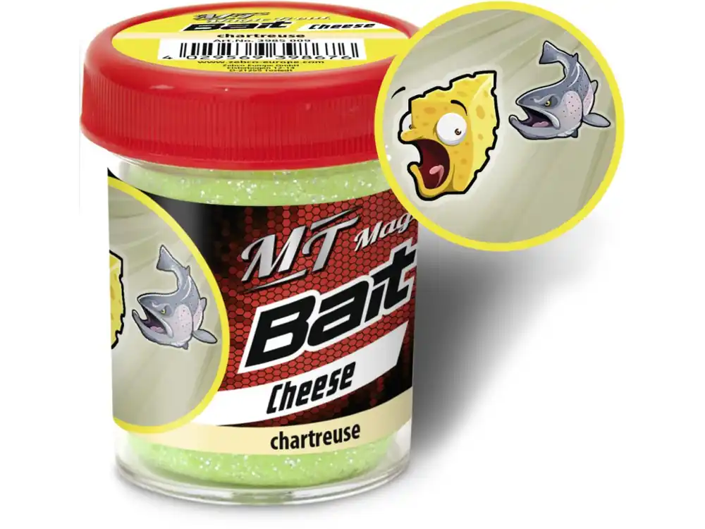 CHARTREUSE ZEBCO MAGIC TROUT TROUT BAIT TASTE SÝR 50G | Populární