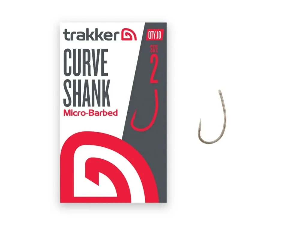 Trakker Háčky Curve Shank Hooks Micro Barbed 10ks - Nyní k dispozici