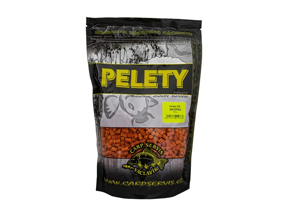 Ušetřete | Pelety RS - 800 g/6 mm/Skopex/oranžová