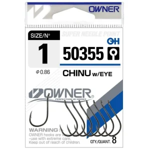 Háček Owner CHINU s očkem, bal. 6ks, vel.2/0 | Cena od výrobce