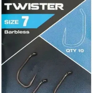 Nejlepší cena - 10ks - Háčky Nash Twister Barbless Velikost 7