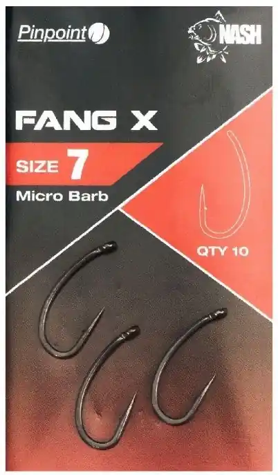 10ks - Háčky Nash Fang X Velikost 10 | Nabídka dne
