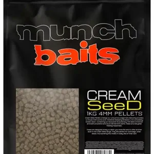 Rychlé odeslání - Pelety Munchbaits Cream Seed 4mm 5,0kg