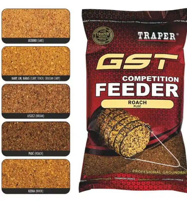 Krmítková Směs Traper Method Feeder GST Competition 1kg Plotice Černá | Jen po omezenou dobu