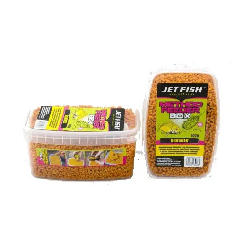 Pelety JetFish Feeder Method Box 500gr Oliheň/Krill | Skladem