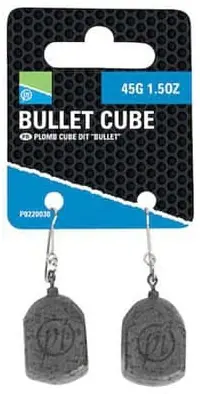 Nízká cena | 2ks - Zátěž Preston Bullet Cube Lead 15gr