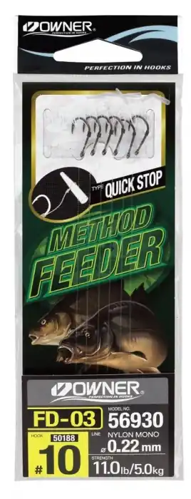 6ks - Návazec Owner Method Feeder FD-03 Velikost 14 | Vysoká kvalita