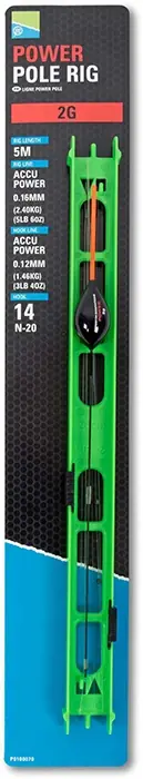 Návazcová Sestava Preston Power Pole Rig Gramáž 0,5gr | Neváhejte