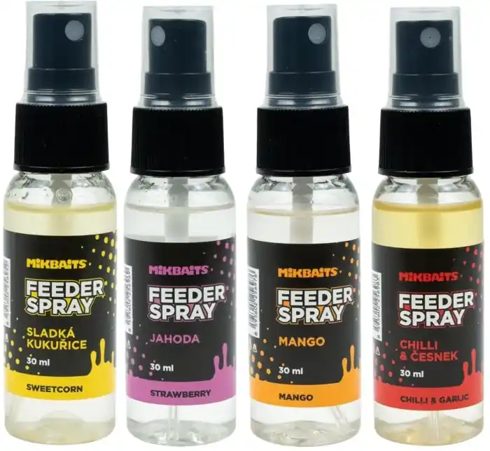 Sprej Mikbaits Feeder Spray 30ml Chilli Česnek | Prodejní hit