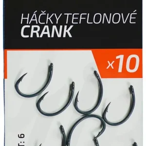 10ks - Háčky teflonové CRANK UnderCarp Velikost 6 - Prodejní hit