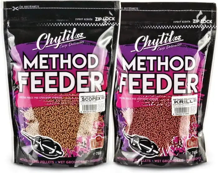 Pelety Chytil Method Feeder 2mm 750gr Krill - Pouze dnes