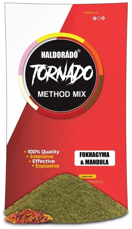 Nejprodávanější - Vnadící Směs Haldorádó Method Mix Tornado 500g Punč/Mentol