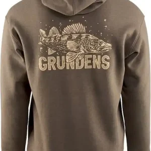 Připraveno k odeslání - Mikina Grundéns King of the Lakes Hoodie Otter Heather Velikost XXL