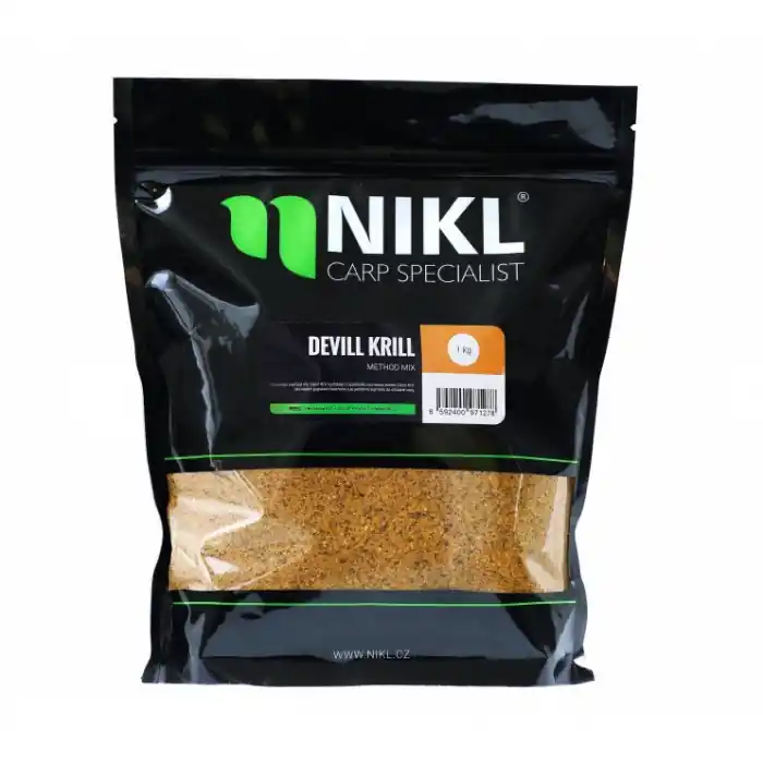 Skvělá nabídka | Krmítková Směs Nikl Method Mix Devill Krill 1kg