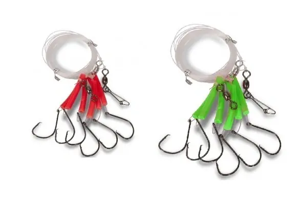 Premium | Mořský Návazec Aquantic Circle Hook Fluorozelená 6/0