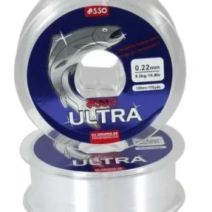 Téměř vyprodáno | Vlasec Asso Ultra 100m 0.22mm/9.00kg