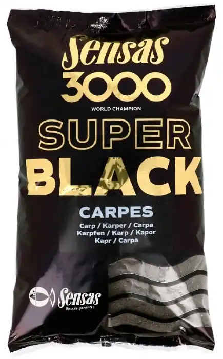 Bezpečná platba | Krmení Sensas 3000 Super Black 1kg