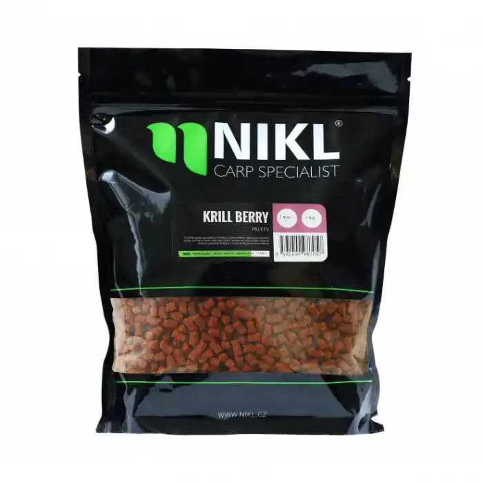 Pelety Nikl KrillBerry 3mm 1kg | Skvělé hodnocení
