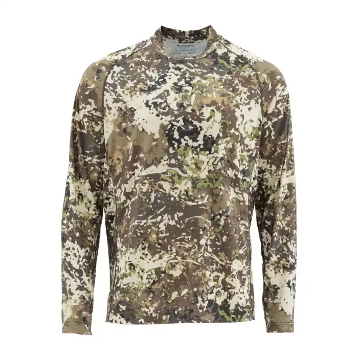 Nově v nabídce - Tričko Simms SolarFlex Crew Prints River Camo