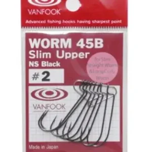 Sleva navíc - Háček VanFook Worm 45B Slim Upper Velikost 4/0