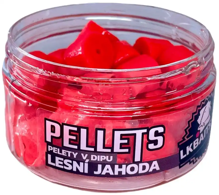 Snadné vrácení - Pelety v Dipu LK Baits Pellets in Dip 60gr Játra 12mm