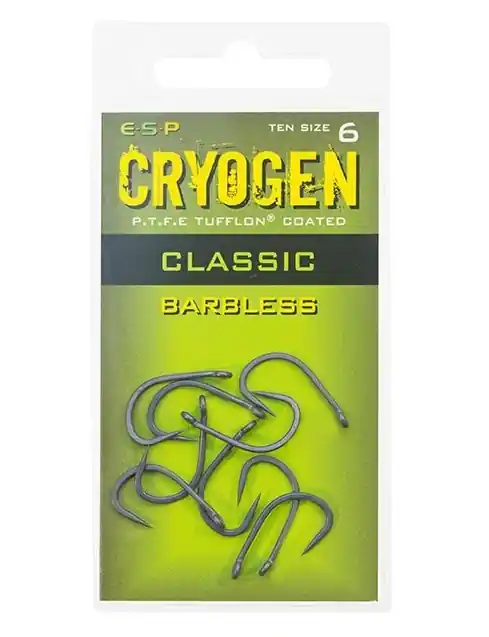 10ks - Háček ESP Cryogen Classic Barbless Velikost 4 - Oblíbený produkt