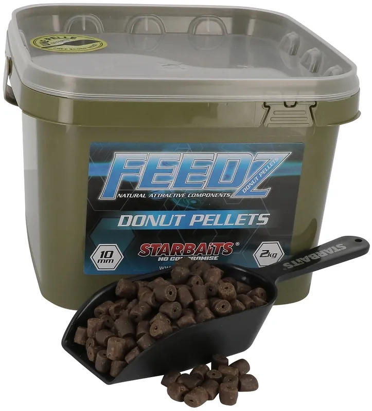 Pelety Starbaits Feedz Donuts s Dírou 2kg Průměr 10mm - Snadné objednání