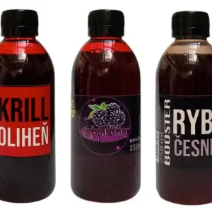 Čerstvá novinka - Booster Black Carp 250ml Krill-Oliheň
