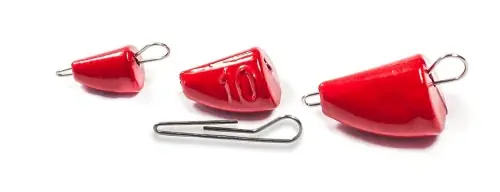 Žádaný produkt | 5ks - Olověná Zátěž Dnipro Lead Bullet Active Red Hmotnost 10gr