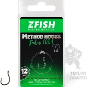 10ks - Háčky Zfish Method Feeder Pro 1 Velikost 10 | Ušetřete