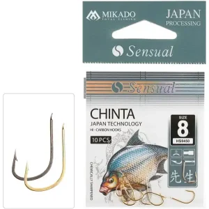10ks - Háček Mikado Sensual Chinta Zlatý Velikost 14 | Právě přidáno