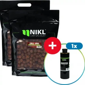 10kg Nikl Economic Feed Boilies Squid 20mm + Booster ZDARMA - Oblíbený u zákazníků