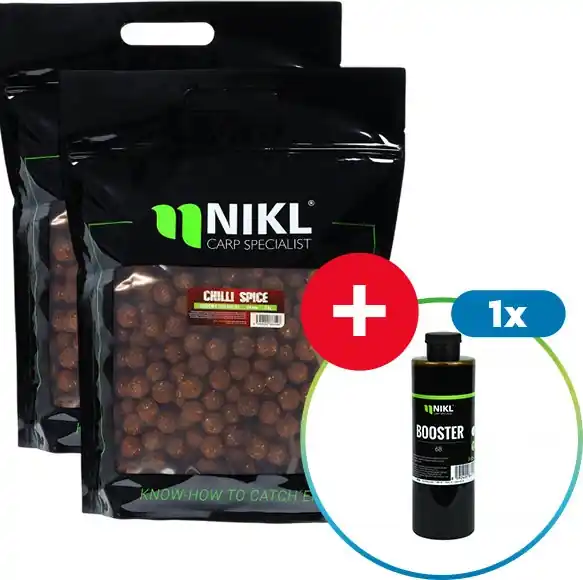 10kg Nikl Economic Feed Boilies Squid 20mm + Booster ZDARMA - Oblíbený u zákazníků