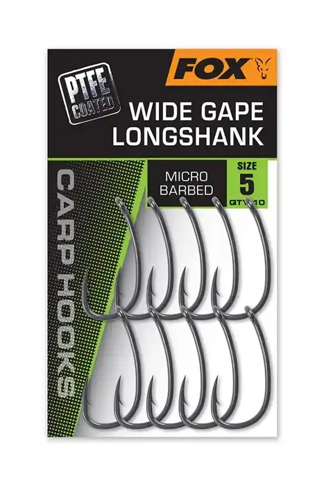 10ks - Háčky Fox Wide Gape Long Shank Velikost 6 | K objednání