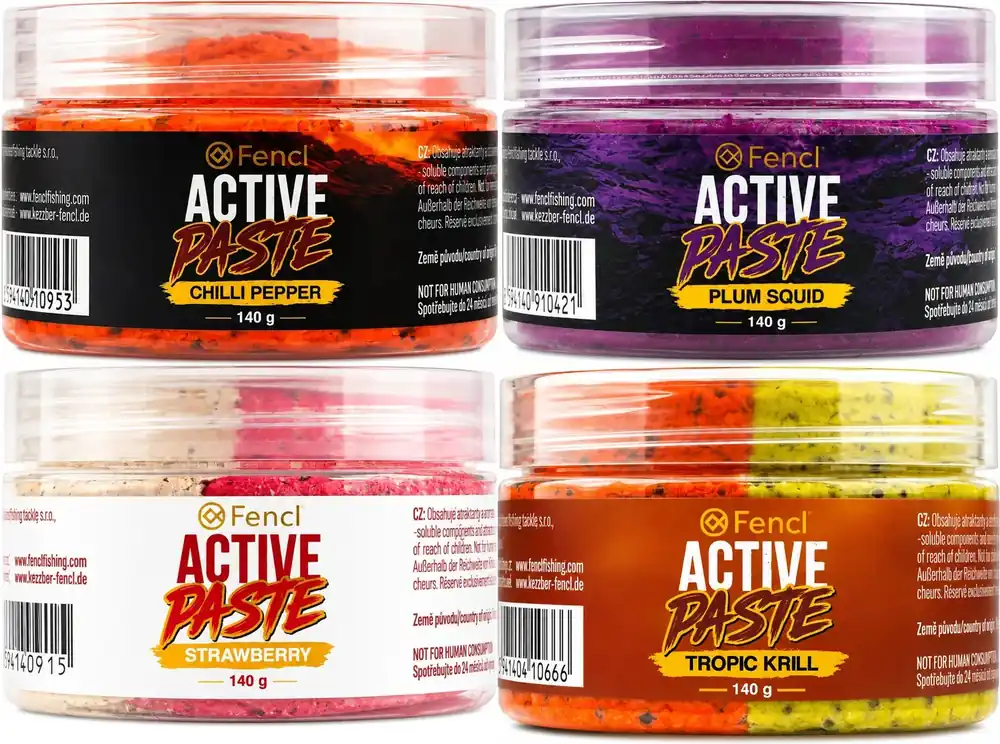 Pasta na Boilie Fencl Active Paste 140gr Strawberry | Skvělé hodnocení