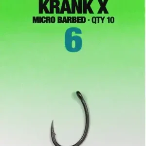 10ks - Háček Korda Essentials Krank X Barbed Velikost 2 | Sleva