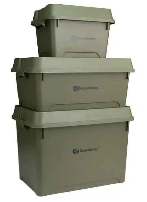 Nově přidáno | Úložný Box RidgeMonkey Armoury Stackable Storage Box 36L