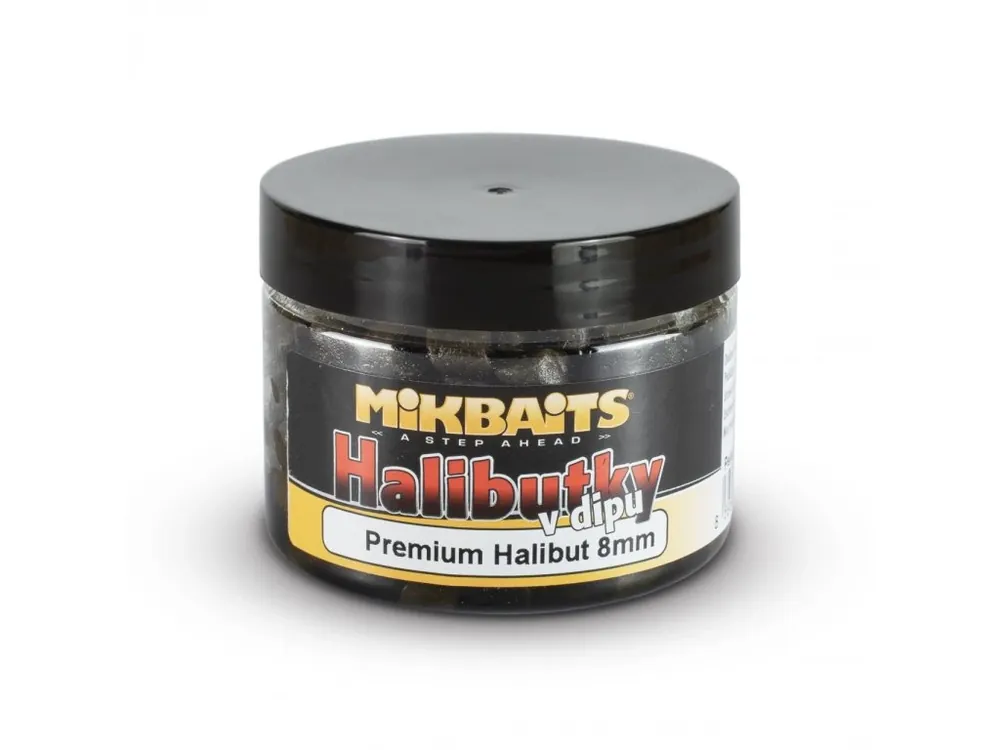 Mikbaits Halibutky v dipu - Premium Halibut - Super nabídka